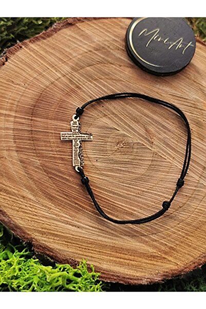 MiriArt Cross Bracelet Our Father