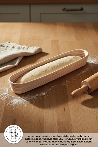 Bambum Puder - Bread Baking Basket Oval 44 cm