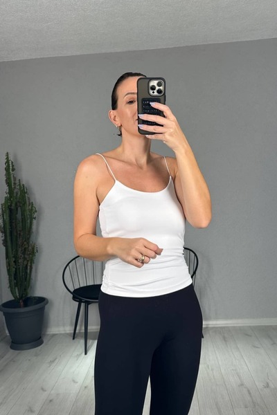 lady special Μακρύ Αθλητικό Μπλουζάκι με Λουράκι από Λάστιχο Sandy