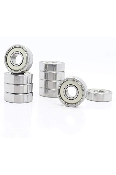FeyzaDesign Profesyonel 608ZZ Rulman 8x22x7 mm (10 Adet) ABEC-5 Paten Arabası...