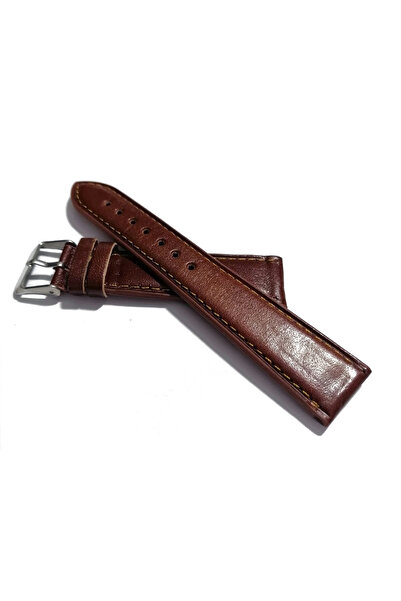 FADO Genuine Leather Watch Band Compatible with Every Hour Dark Coffee 18 mm ...