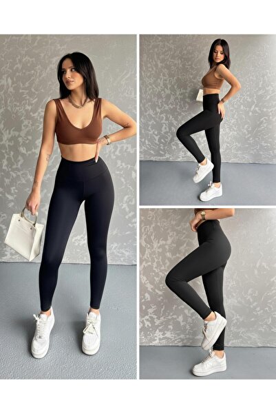 Elaxi Women's Sh Fleece-Lined Classic Tights |   High Waist, Shaping / Sculpt...