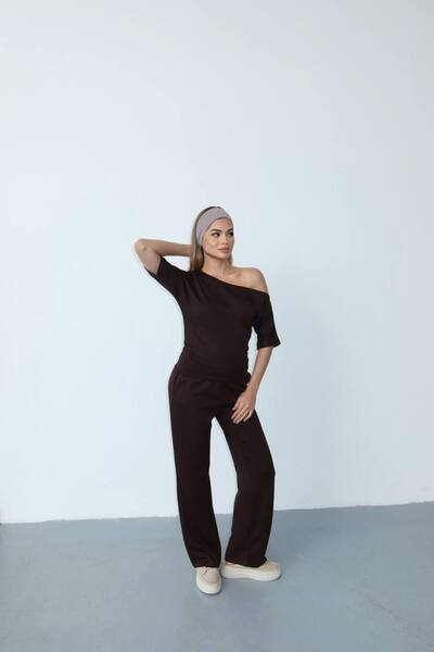 ZAWẼN Women's Off-Shoulder Two-Piece Set – New Season