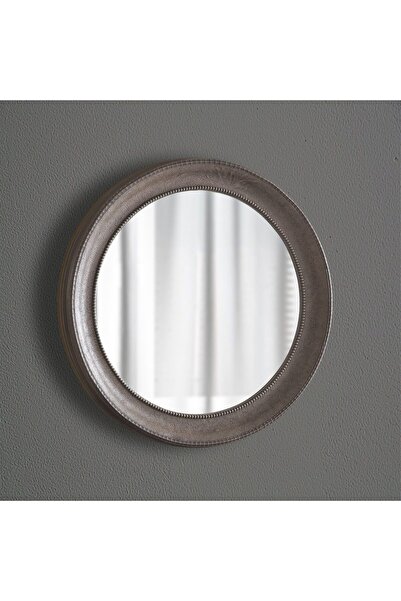 Dekordelisi Antik Avangarde Visko Ayna Kahverengi EN: 99 cm BOY: 99 cm