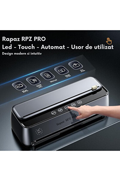 OEM Aparat vidat si sigilat alimente Rapaz RPZ PRO automat,145W,85 kpa, 5 mm ...