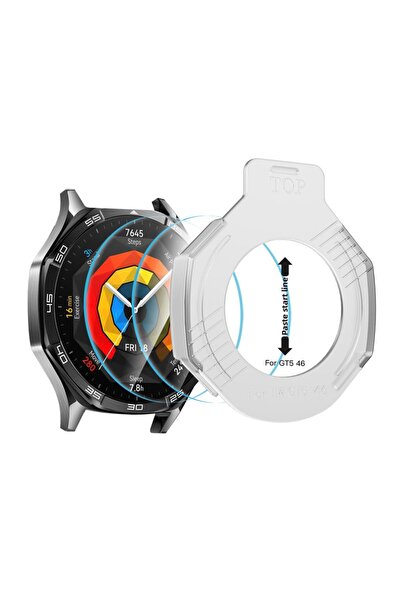 Tech-Protect Tempered Glass Screen Protector Set for Huawei Watch GT 5 (46mm)