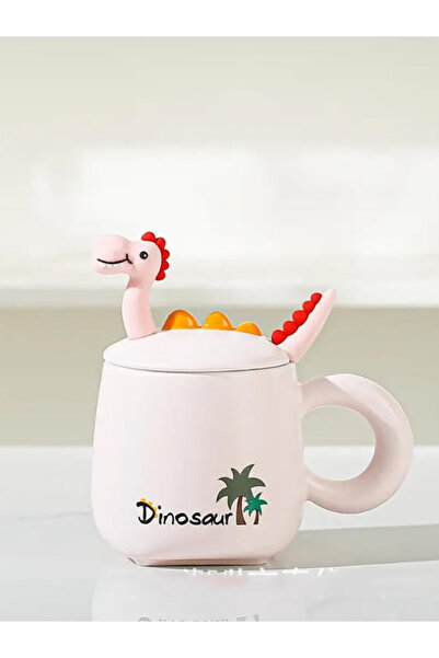Dörtel Tedarik Ceramic Mug with Dinosaur Figure 1937