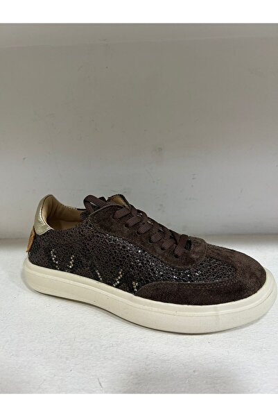 BAĞCILAR AYAKKABI Women's Genuine Leather Sports Shoes Brown