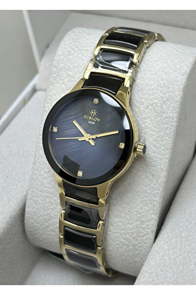 Hislon Seramik Kordon Su Geçirmez Kadın Kol Saati ILKQL110T-04SG