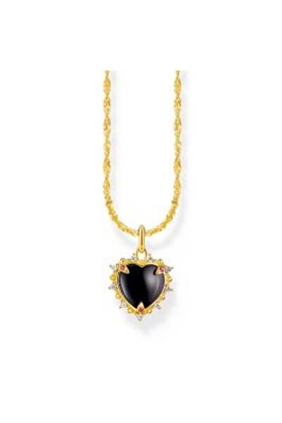 Thomas Sabo KE 2297-995-11-L 45 V Gold Plated Necklace with Heart Romance Pen...