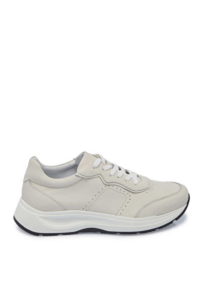 Tergan Beyaz Hakiki Deri Erkek Sneaker - E25I1AY57210-N3O
