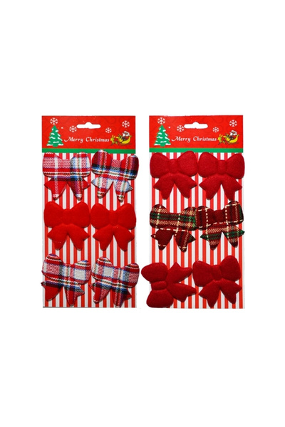 OEM Decorative Bows, Textile Material, 6/Set