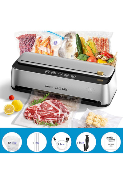 OEM Rapaz RPZ PRO automatic food vacuum and sealer, 145W, 85 kpa, 5 mm sealin...