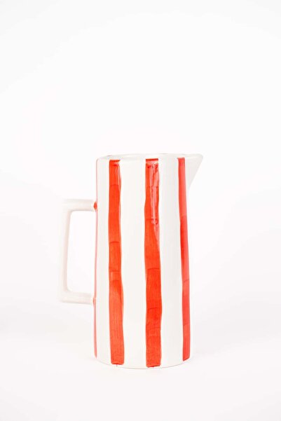 Berthe London Çift Renkli Seramik Sürahi/Vazo