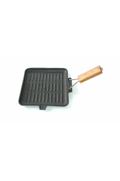 Perfect Home Cast iron grill pan with handle 21.5 * 21.5 cm