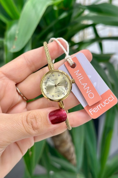 Ferrucci Orijinal Çelik Kordon Su Geçirmez 2 Yıl Garantili Kadın Kol Saati