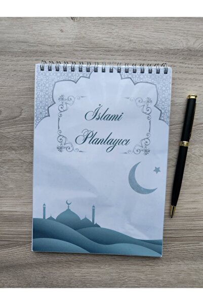 Kapudan İslami Planlayıcı A5 Boyut Dini Ajanda 60 Yaprak 1 Yıllık Plan/Ramaza...