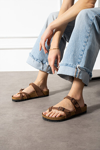 StWenn Casual Slippers - Orthopedic Sole Slippers Double Banded Buckle Daily ...