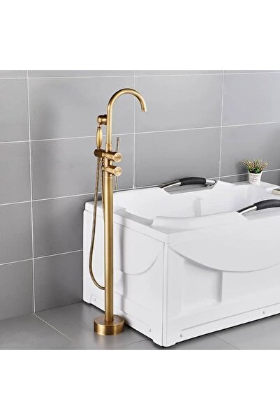 OEM Freestanding Bathtub Faucet AquaRound, Retro, Antique Finish, 2 Functions...