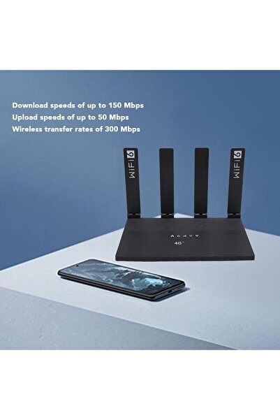 vorelix Wifi Modem 4G CPE LTE Band, 5000mAh, 5GHz, 300Mbps SIM Kart yuvalı, 3...