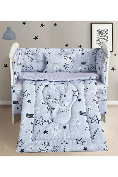 NAJMA 5-piece summer baby crib bumper cover set to give your child comfort fr...