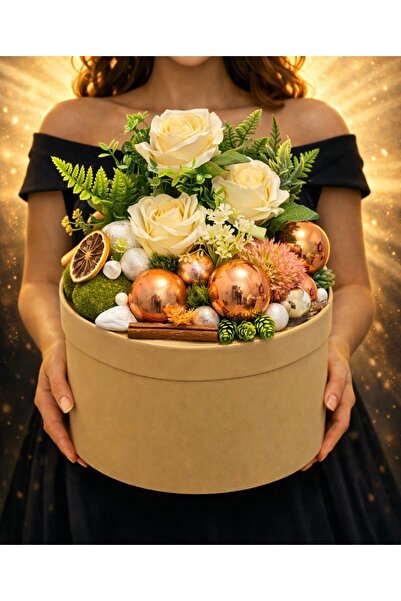 Derin Düşler Özel Tasarım Mini Bahçe Kapaklı Şık Lüks Doğum Günü Anneye Sevgi...