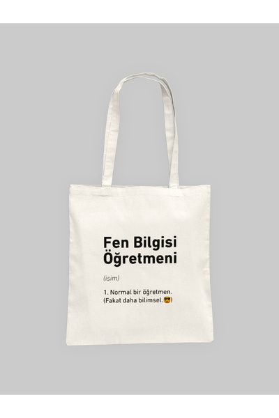 Hayali Şeyler Öğretmenlere Özel Mizah Baskılı Bez Çanta | %100 Pamuk | 35x40 cm