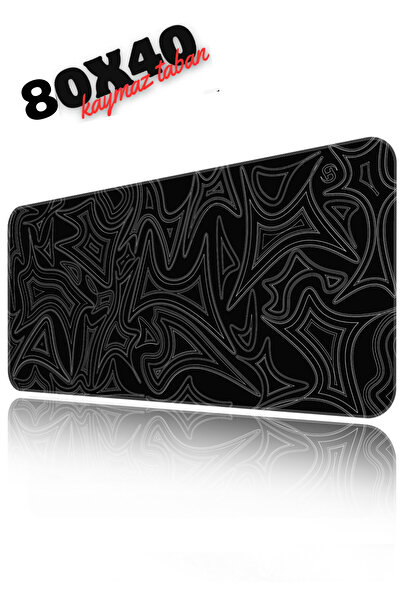 Sarftech Darkblack Speed Fast Surface Non-Slip Base Gaming Player Mouse Pad G...