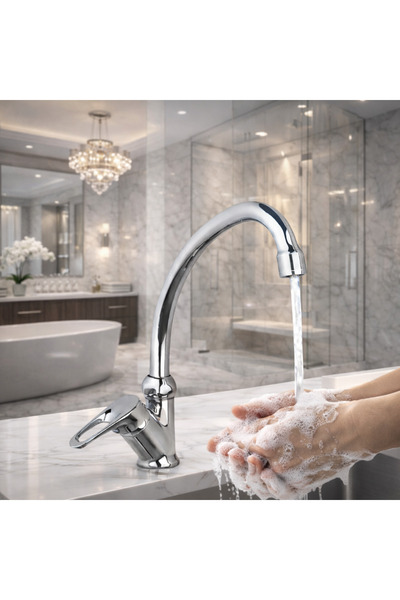 MUSLUQ TEK SU GİRİŞLİ MUTFAK-LAVABO BATARYASI EVİYE BATARYA