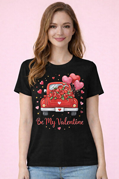 herkesemoda Basic T-Shirt with Print Detail