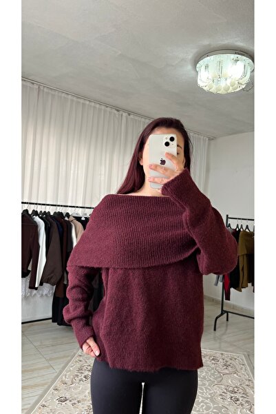 Butik Madonna yaka kazak