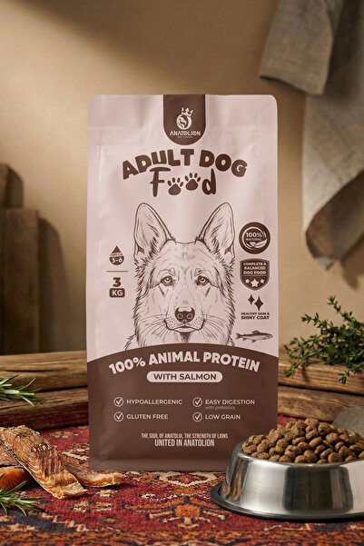 Anatolion Pet Foods Anatolion Somonlu Premium Yetişkin Köpek Maması 3 Kg