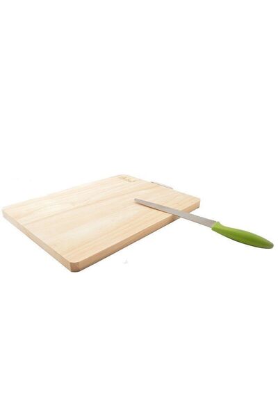 Perfect Home Tocător de lemne 40*30*2cm mâner metalic