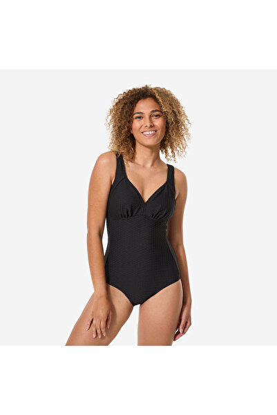 Decathlon Women's Swimsuit - Black - Rosy