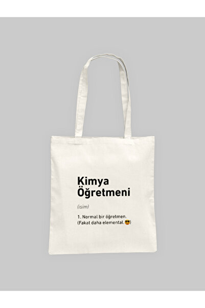 Hayali Şeyler Öğretmenlere Özel Mizah Baskılı Bez Çanta | %100 Pamuk | 35x40 cm