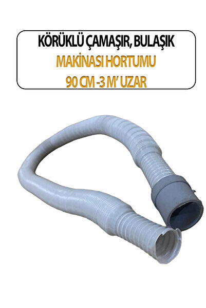 Trendhouse Körüklü Çamaşır,Bulaşık Makinası Hortumu 90 Cm den 3 Metreye Uzar
