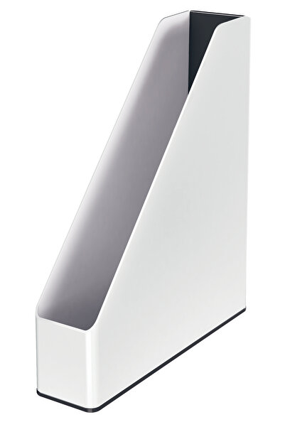 Leitz Suport documente din plastic, metalizat, negru/alb, Wow