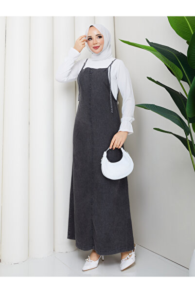 RACE FASHİON Denim Jeans Jile & Salopet Suspender Dress Rc6029