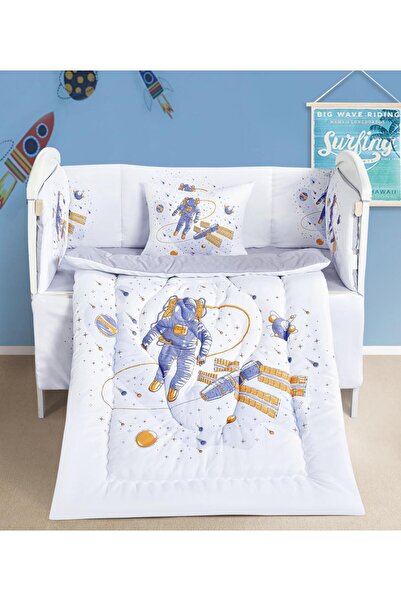 NAJMA 5-piece summer baby crib bumper cover set to give your child comfort fr...