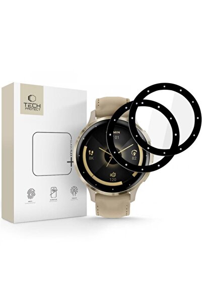 Tech-Protect Glass Flex+ 2-Pack Screen Protector for Garmin Venu 3S Black