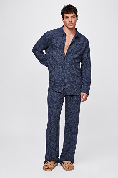 Dear Deer Jacquard Shirt & Pants Set