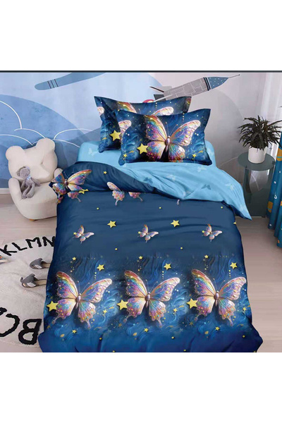 OEM Bed linen with elastic for a single bed, 4 pieces, Finet, DREAM-1566