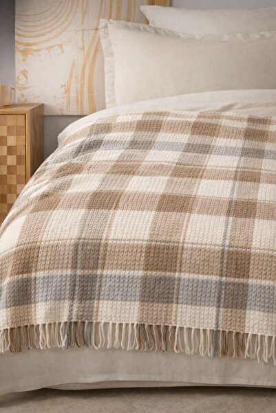Merinos Pamuklu Cozy Yumuşak Çift Kişilik Battaniye 180 x 220