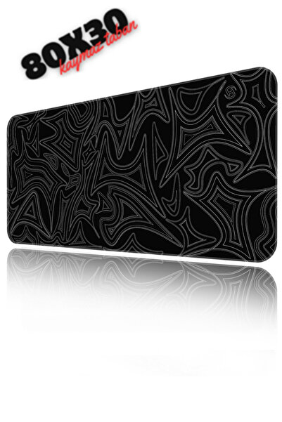 Sarftech Darkblack Speed Fast Surface Non-Slip Base Gaming Player Mouse Pad G...