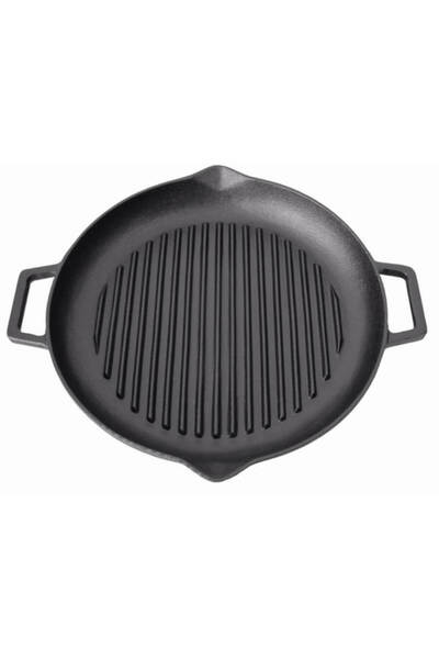 Perfect Home Tigaie grill din fontă 31 cm