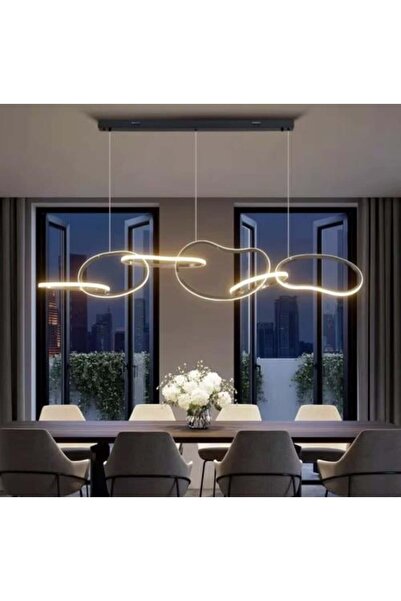 Alkaraz Modern black chandelier
