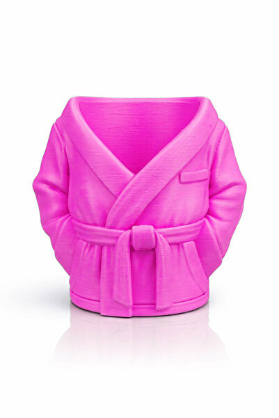 Otscraft Studio Mini Bathrobe Design Pink Tabletop Pen Holder