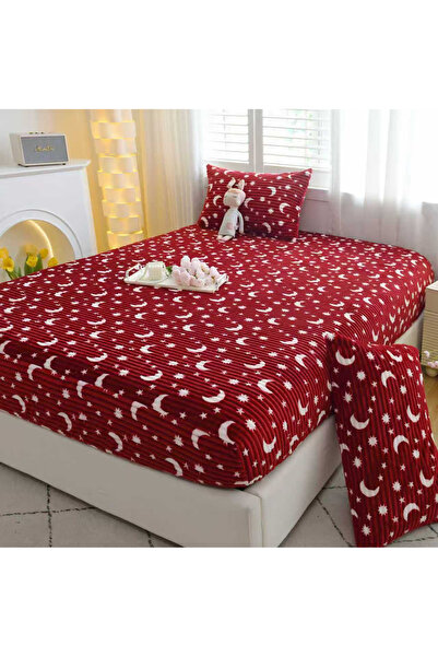 FIONNA.RO Cocolino Duvet Cover 180x200cm with Elastic and 2 Pillowcases Embos...