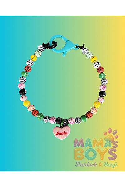 Mamasboys Futbol toplarıyla hazırlanmış sevimli köpek kolyesi/ tasması