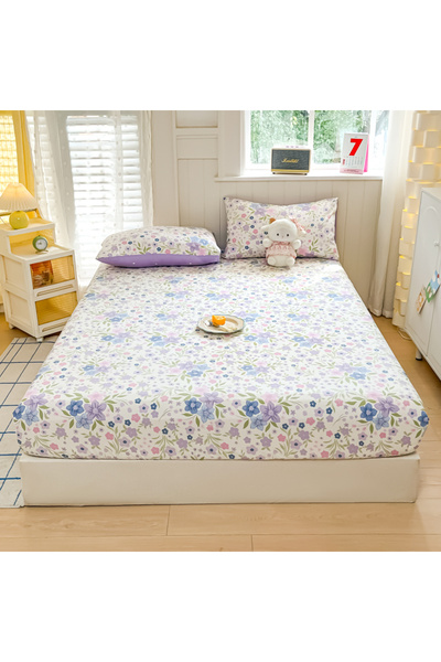 FIONNA.RO 100% Cotton Ranforce Duvet Cover With Elastic And Pillowcases 160x2...